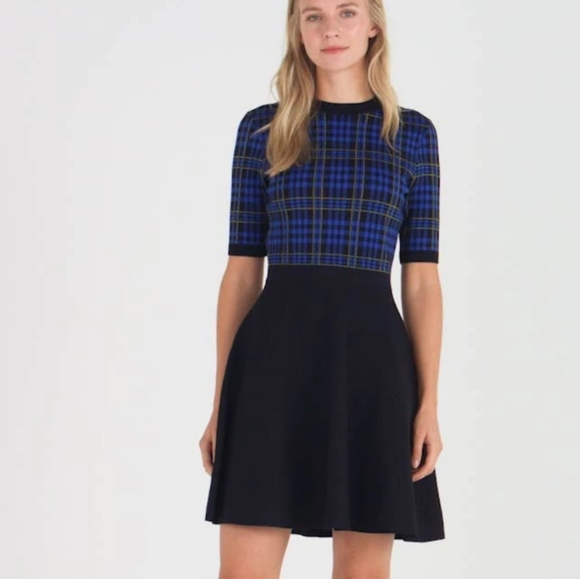 🍒NWT🍒 TED BAKER KNITTED SKATER DRESS - Picture 2 of 12